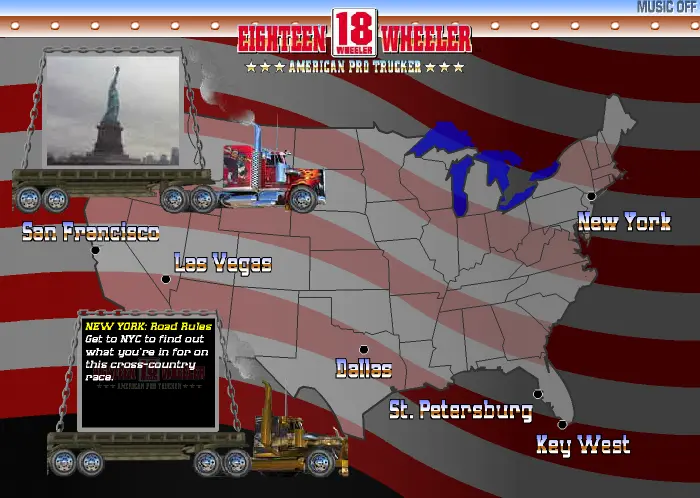 18 Wheeler: American Pro Trucker Microsite