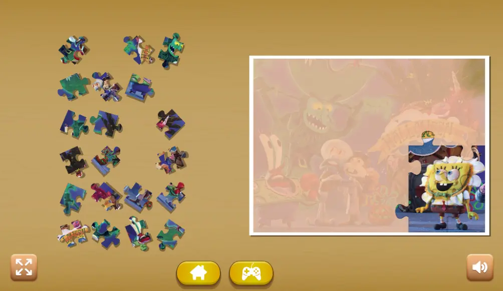 SpongeBob Halloween Jigsaw Puzzle