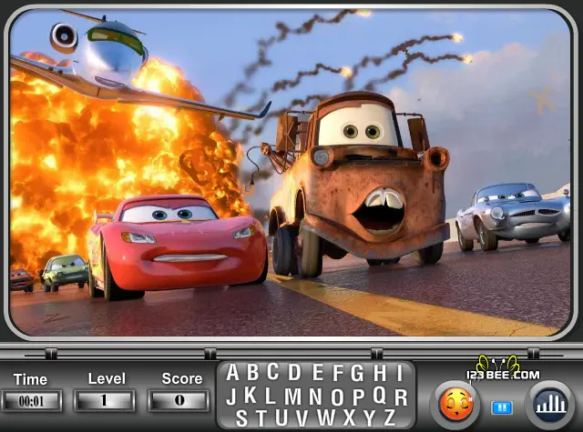 Cars 2 - Find the Alphabets