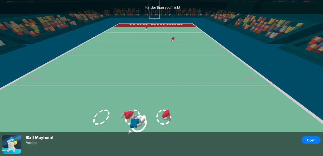 Football Mayhem Interactive Advertisement
