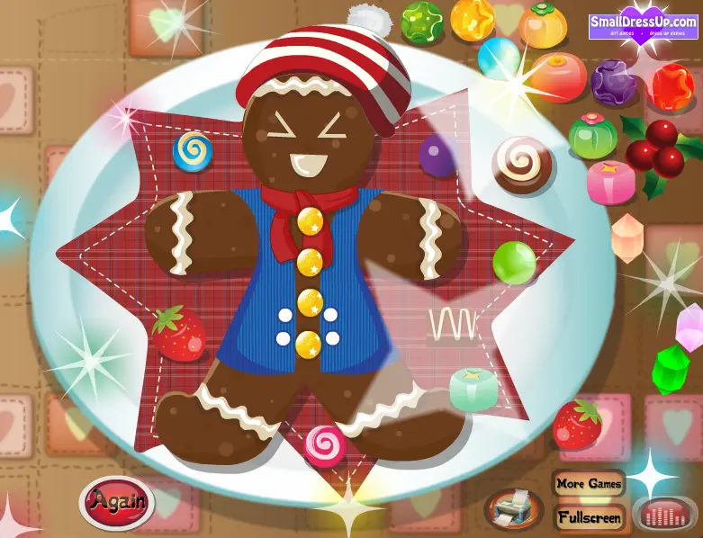Santas Gingerbread Cookie
