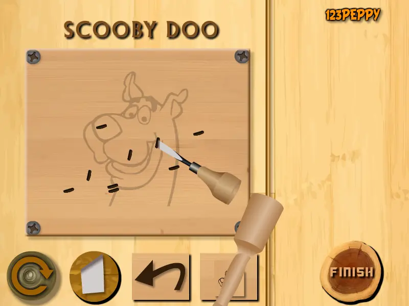 Wood Carving Scooby Doo