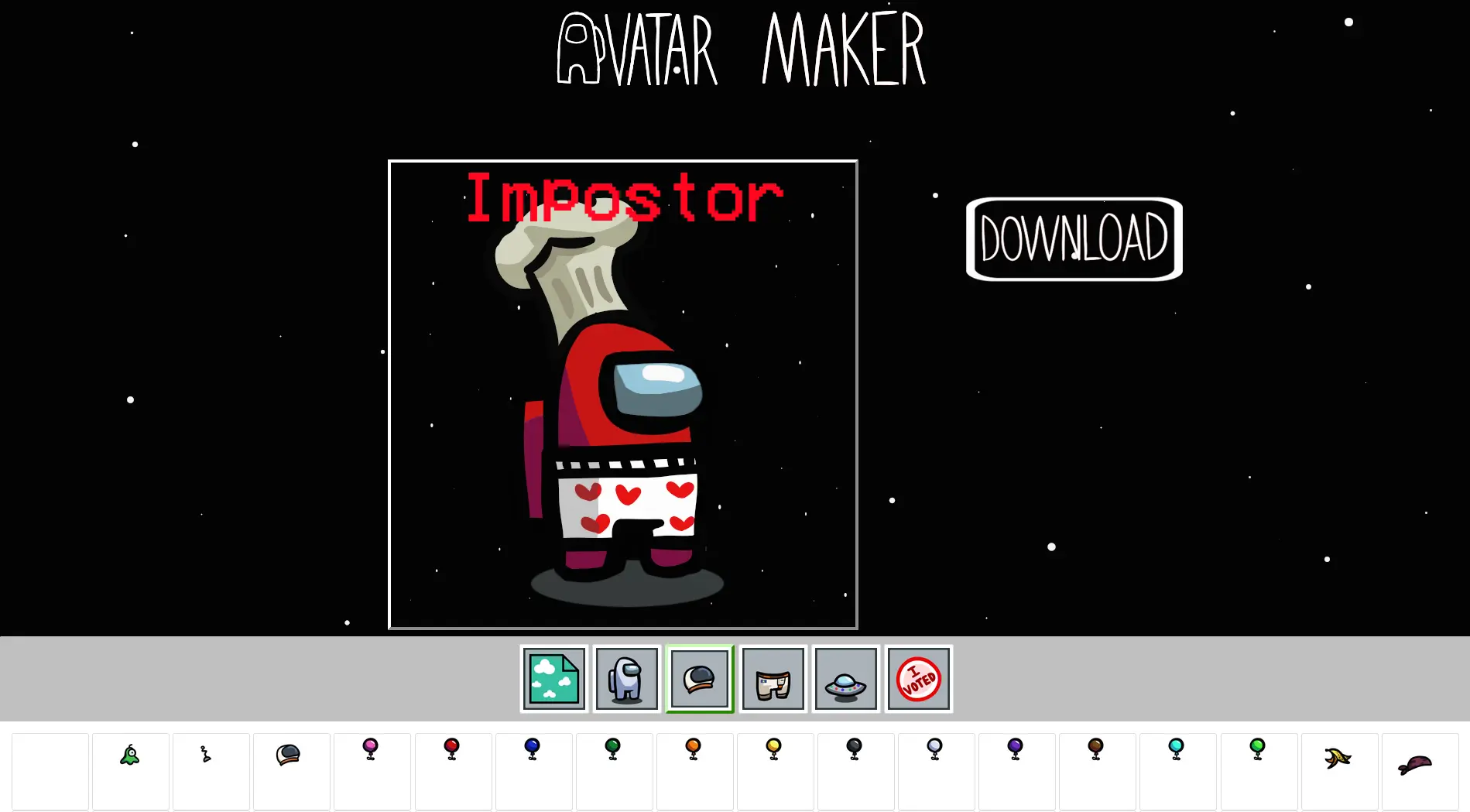 Among Us Avatar Maker