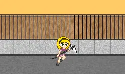 Mandy in action