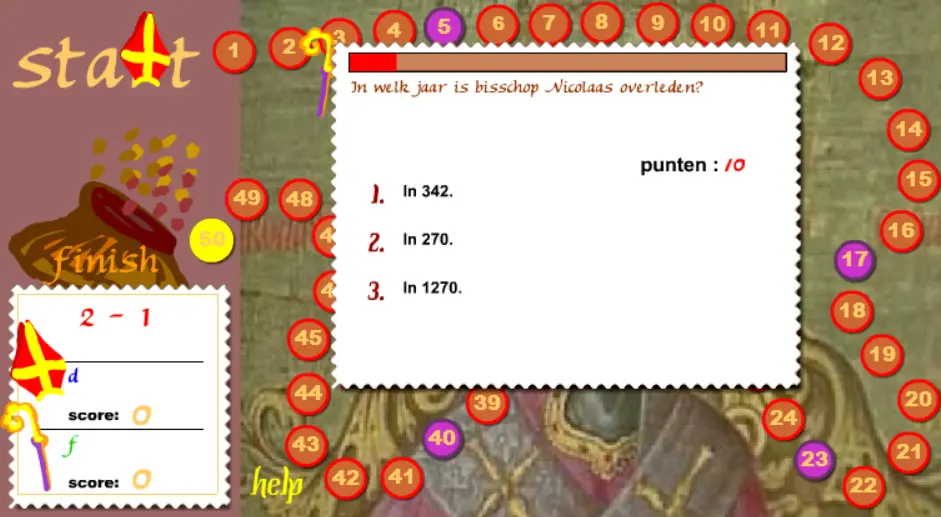 Sinterklaas Ganzenbord