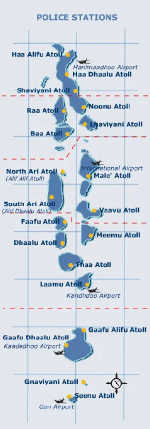 Maldives Police Service - Police Stations