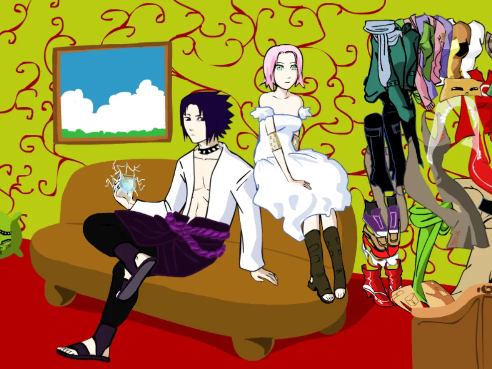 Sakura and Sasuke