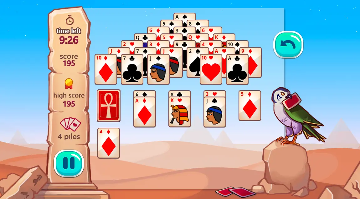 Tingly Pyramid Solitaire