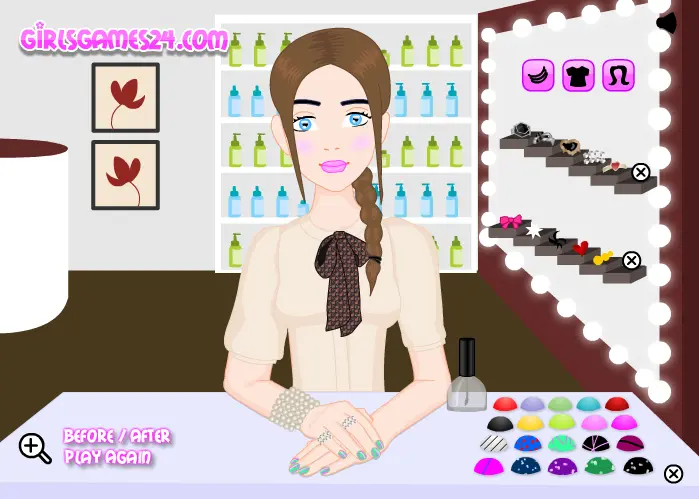 Pinky Nail Polish