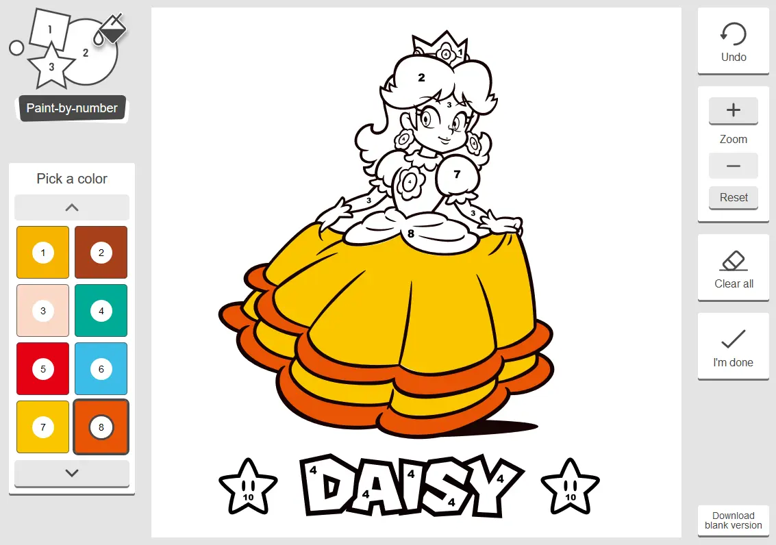 Daisy Paint-by-Number