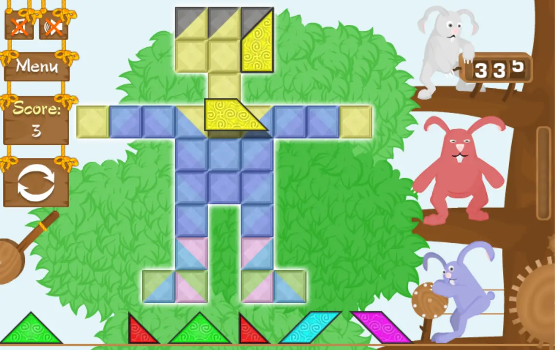 3 Rabbits' Puzzle