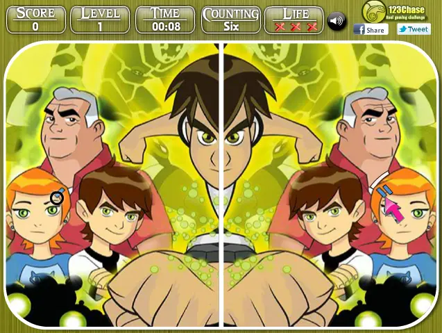 Ben 10 - Spot the Difference