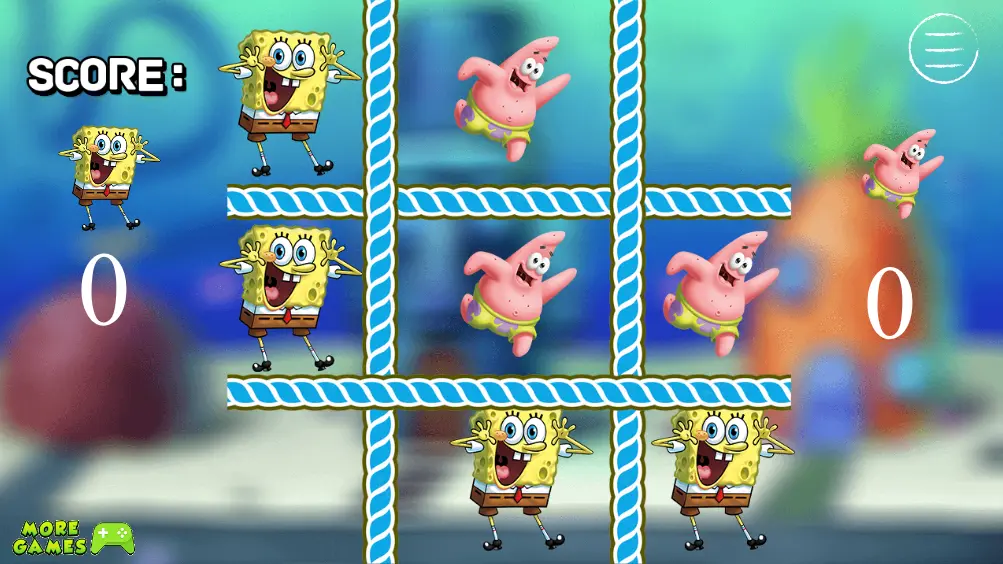 Spongebob Tic Tac Toe