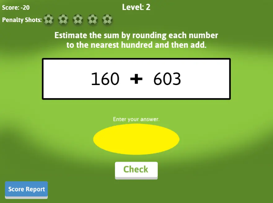 Soccer Math - Estimating