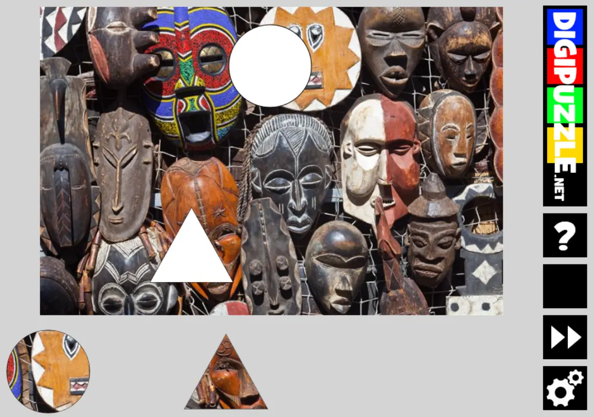 Kwanzaa Shape Puzzle