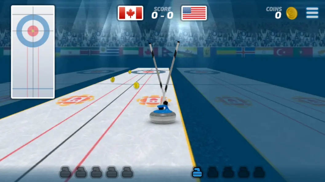 Winter Sports Curling Hero