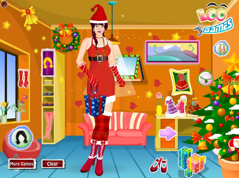 Christmas Girl Dress Up