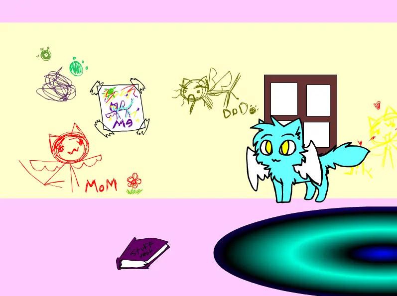 Walk Blue-Flyin-Cat-Thingy