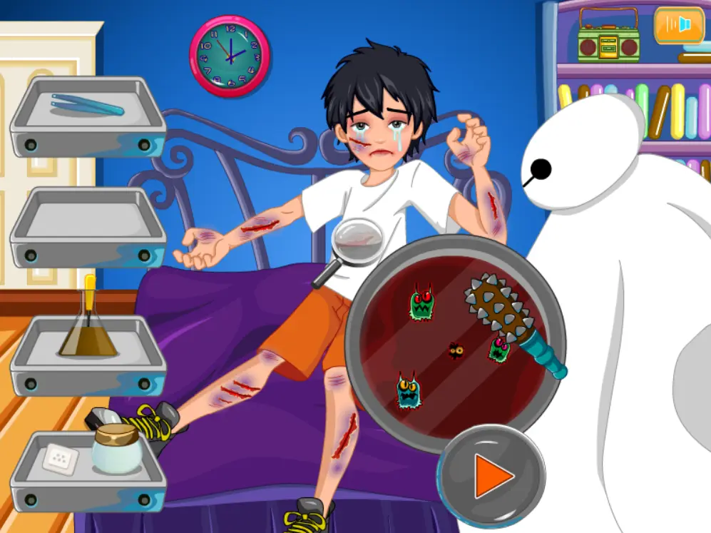 Big Hero 6 Wounds Surgery
