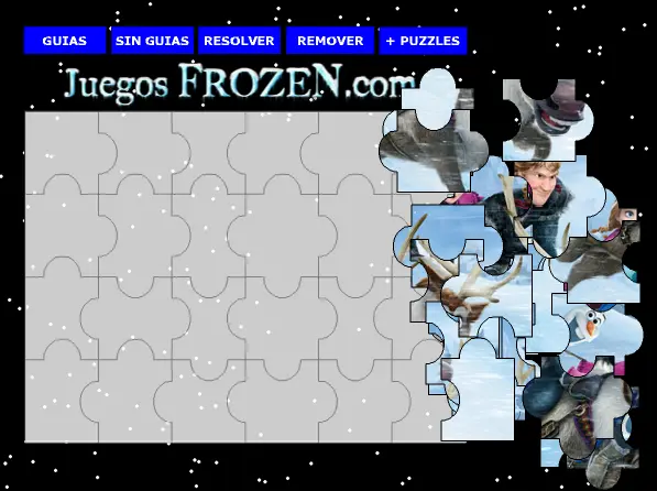 Puzzle: Olaf Anna Kristoff Sven