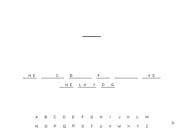 Ridiculously Long Hangman