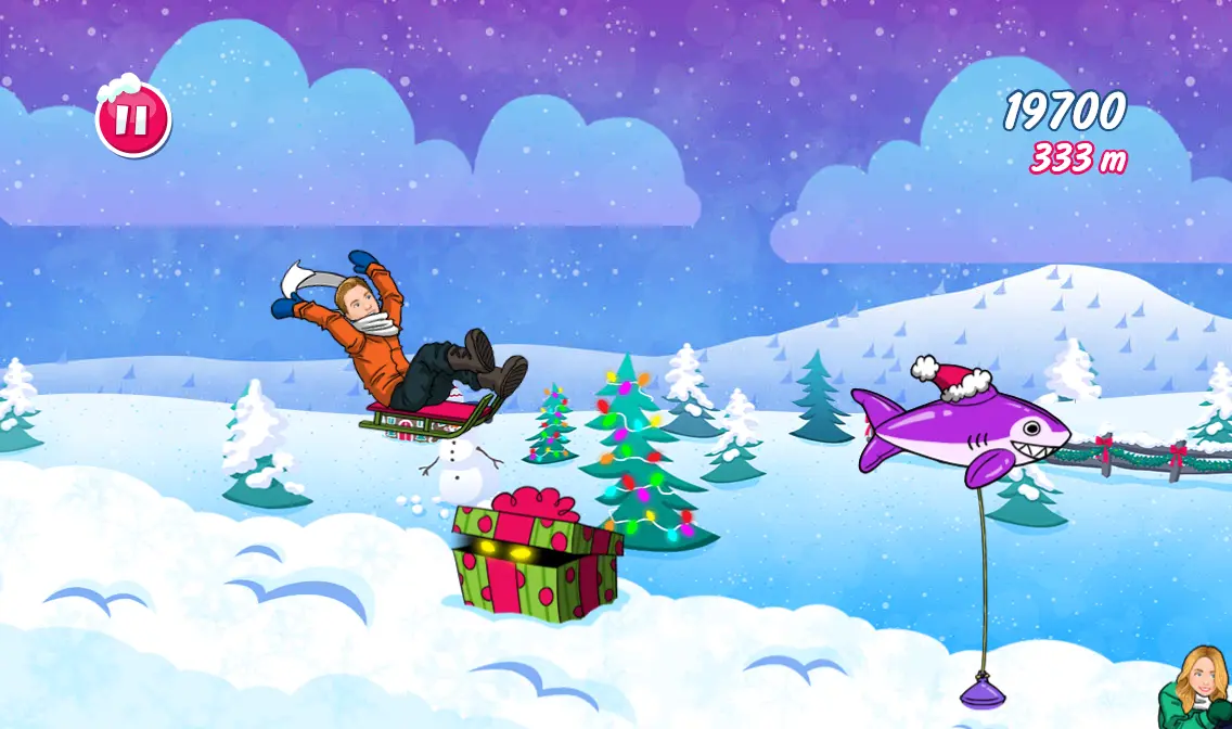 Disney Channel Fa-La-La-Lidays: Sled-O-Rama