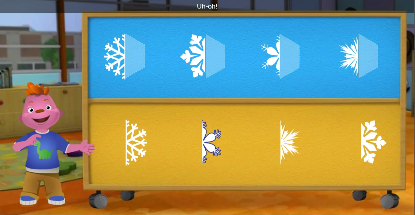 Sid the Science Kid: Snowflake Match