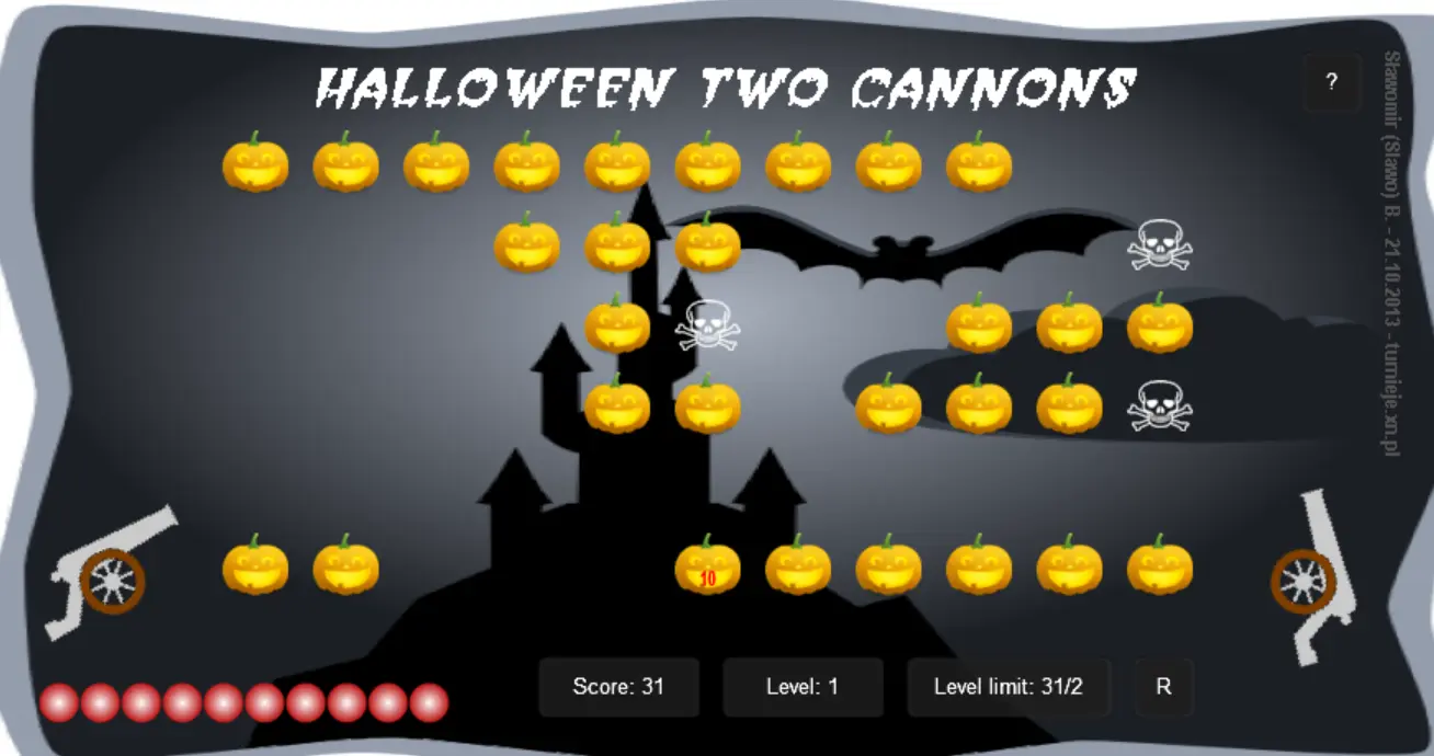 Halloween Two Cannons