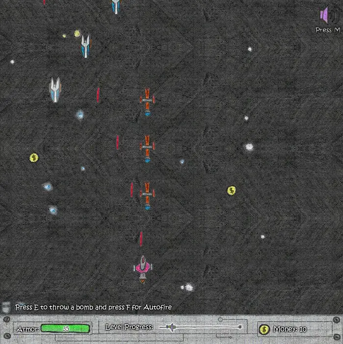Notebook Space Wars