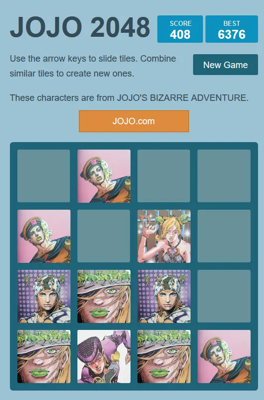 JOJO 2048
