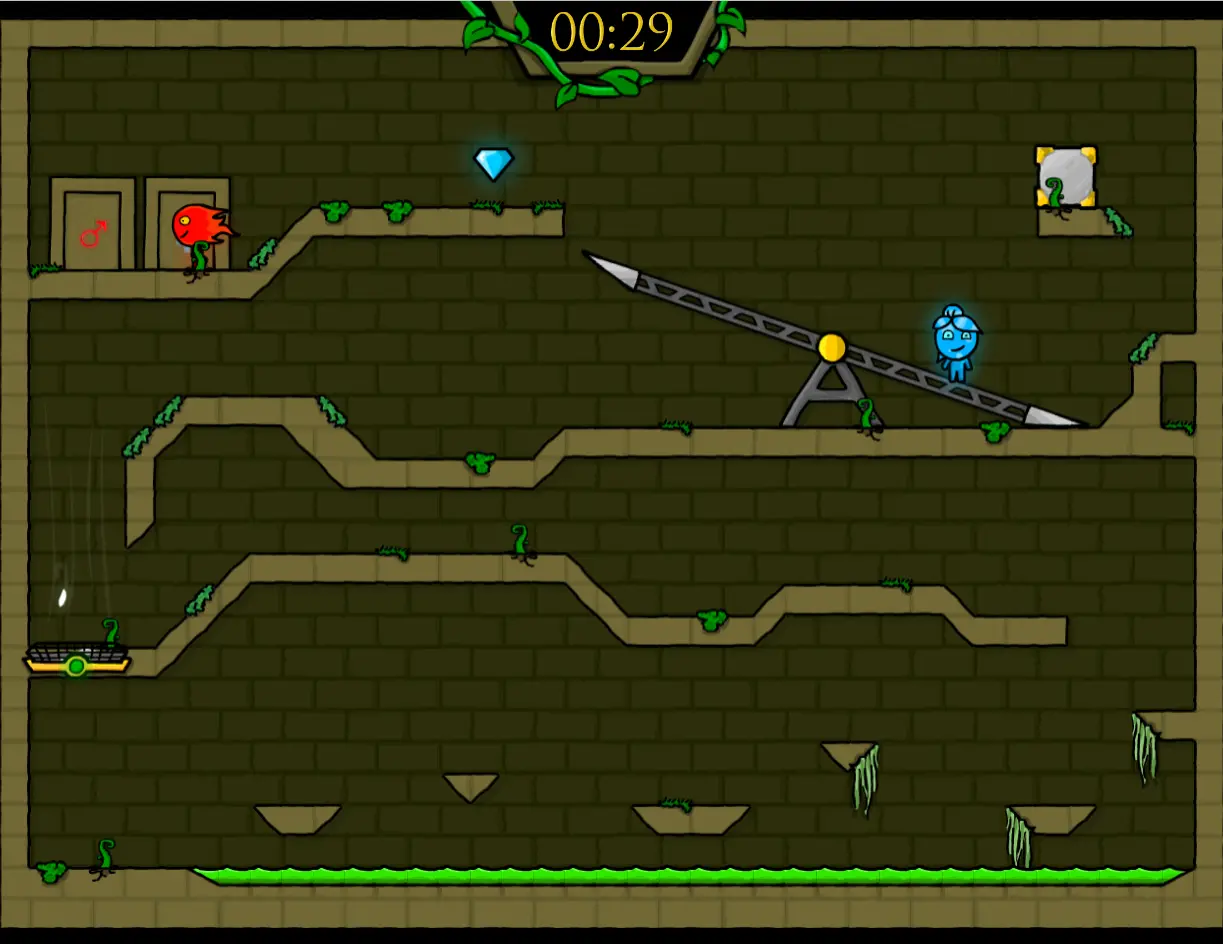 Fireboy & Watergirl In The Forest Temple