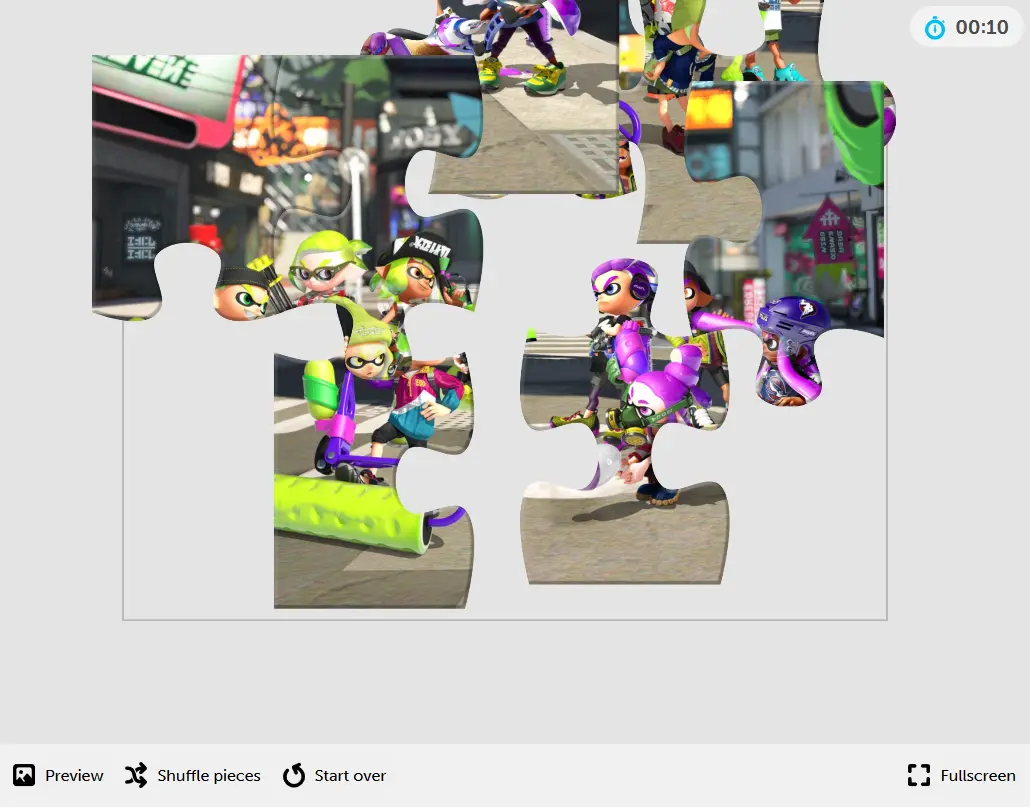Splatoon 2 Free Online Jigsaw Puzzle