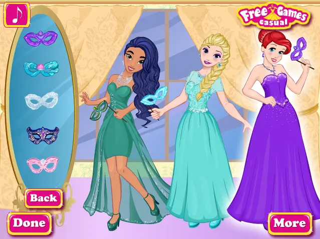 Princesses Disney Masquerade