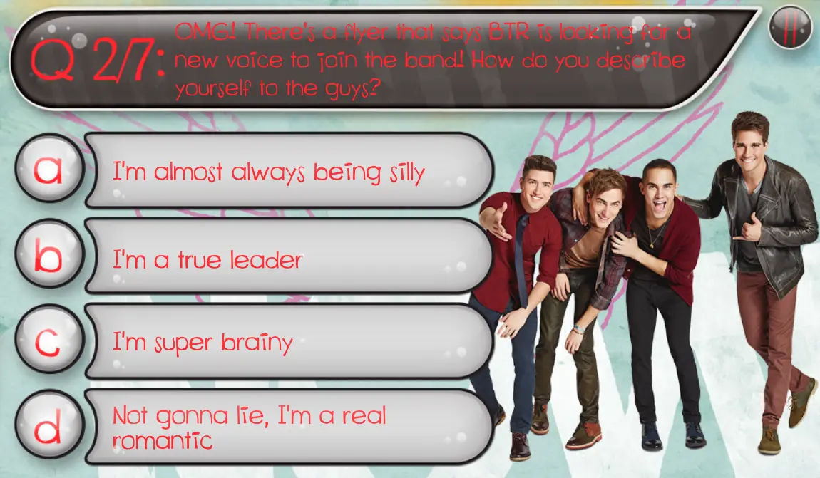 Which Big Time Rush Boy Is Your Singing Partner