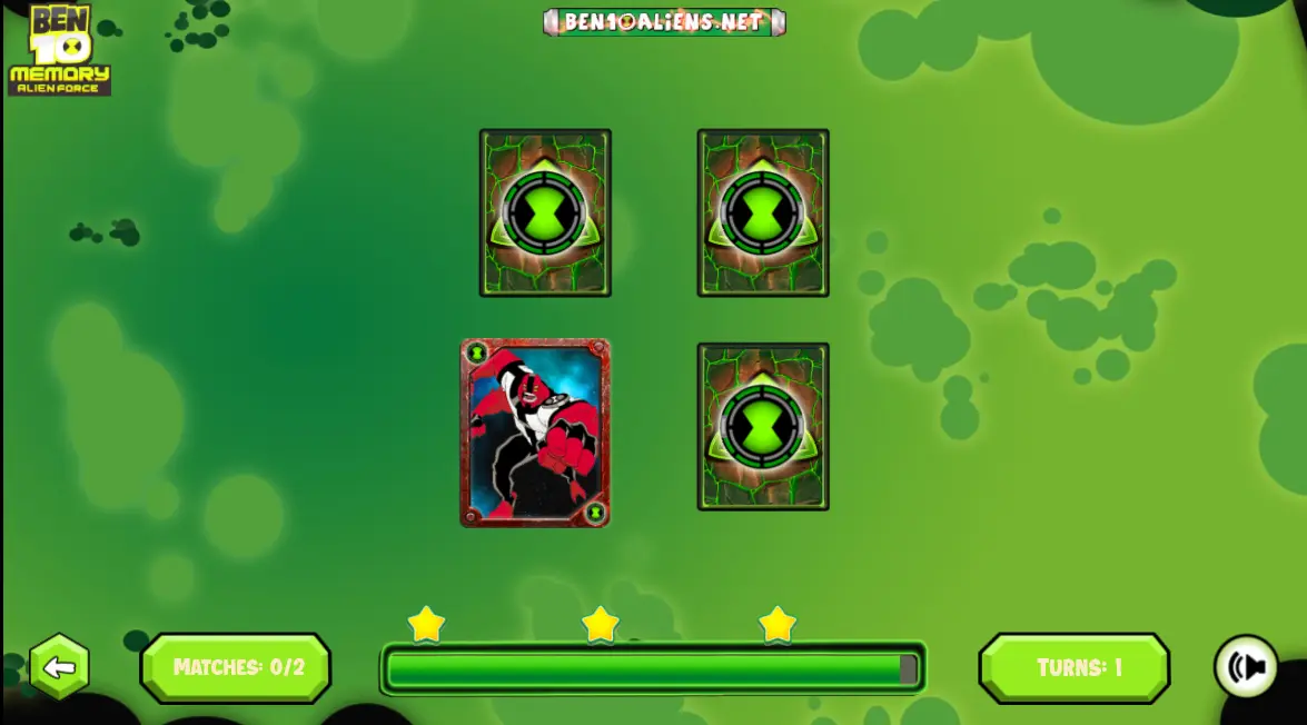 Ben 10 Memory Alien Force
