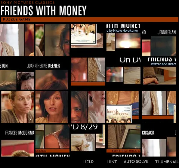 Friends with Money Puzzle Game