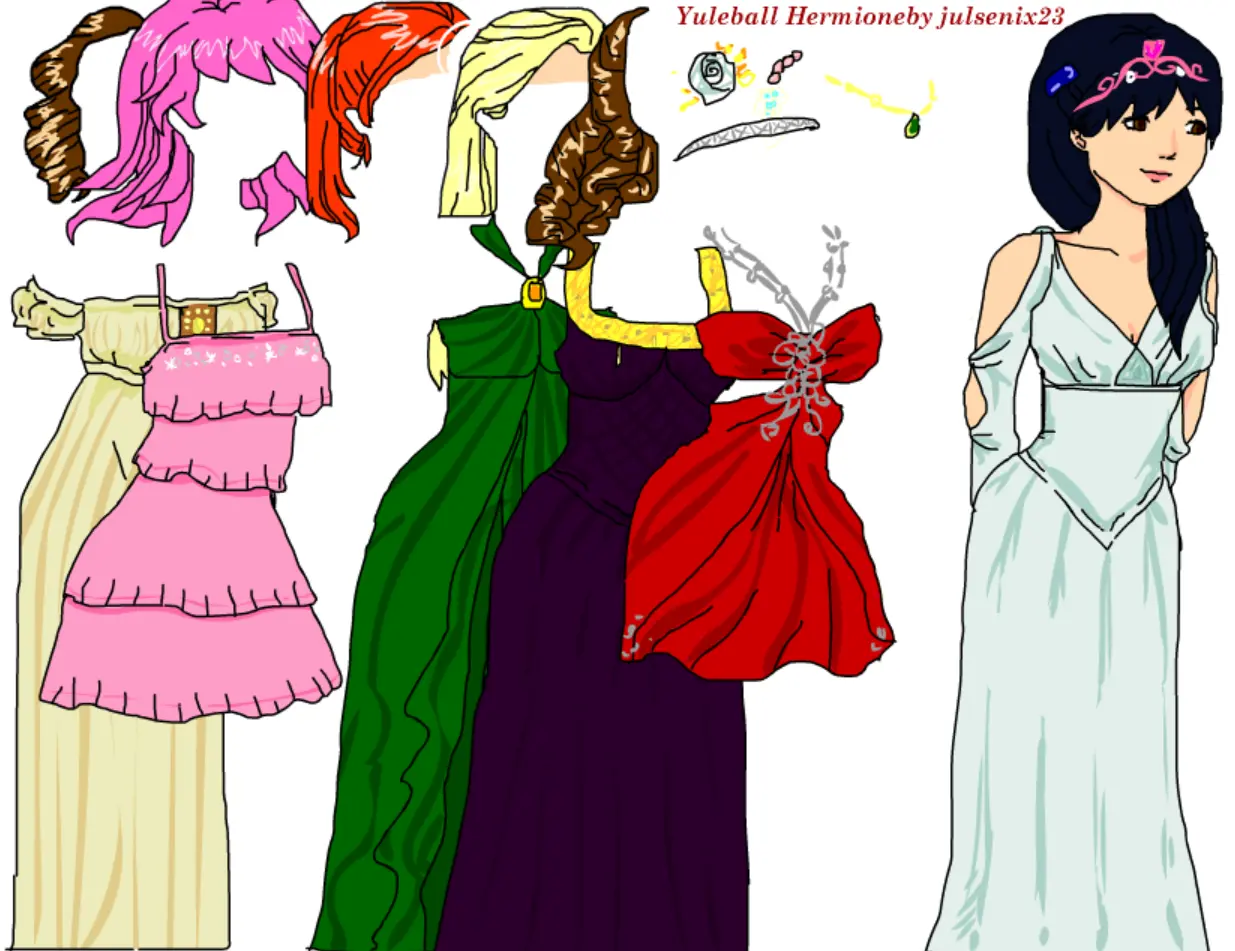 Yule Ball Dress-up Hermione