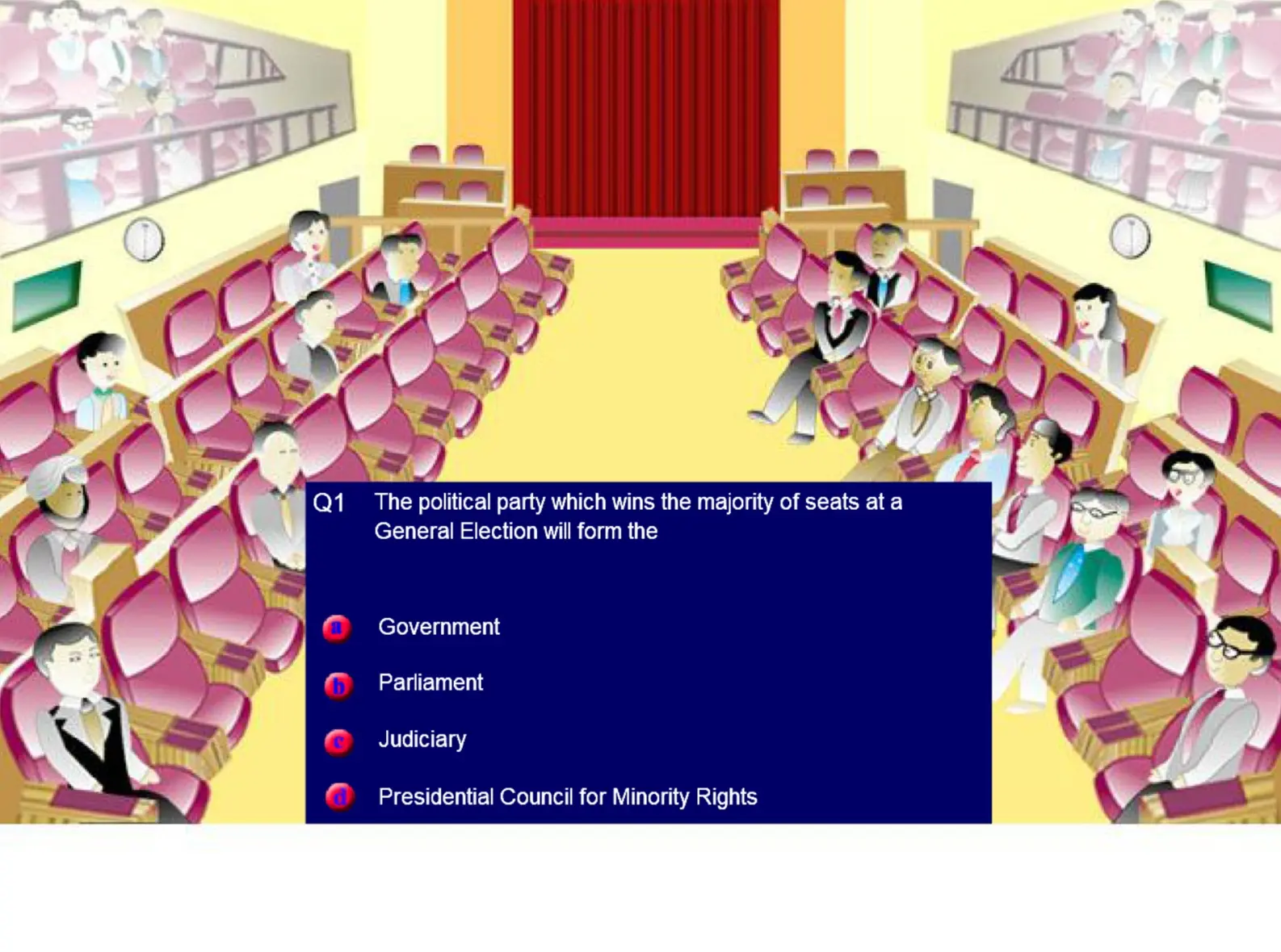 Parliament of Singapore Interactive Quiz
