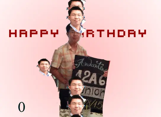 Happy Birthday to Tran Hoang Nam (Game Flappy Nam)