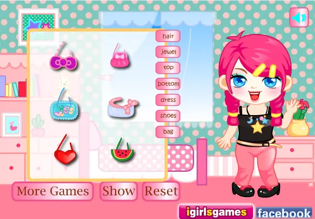 Cute Room Girl Dress Up