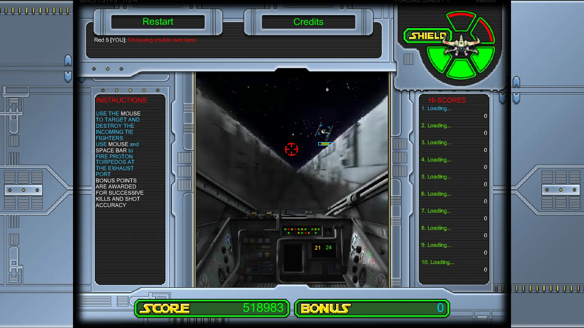 Star Wars Trench Run