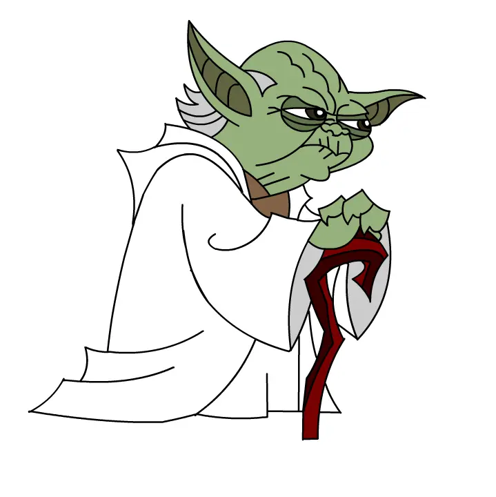 Small Animation of Yoda