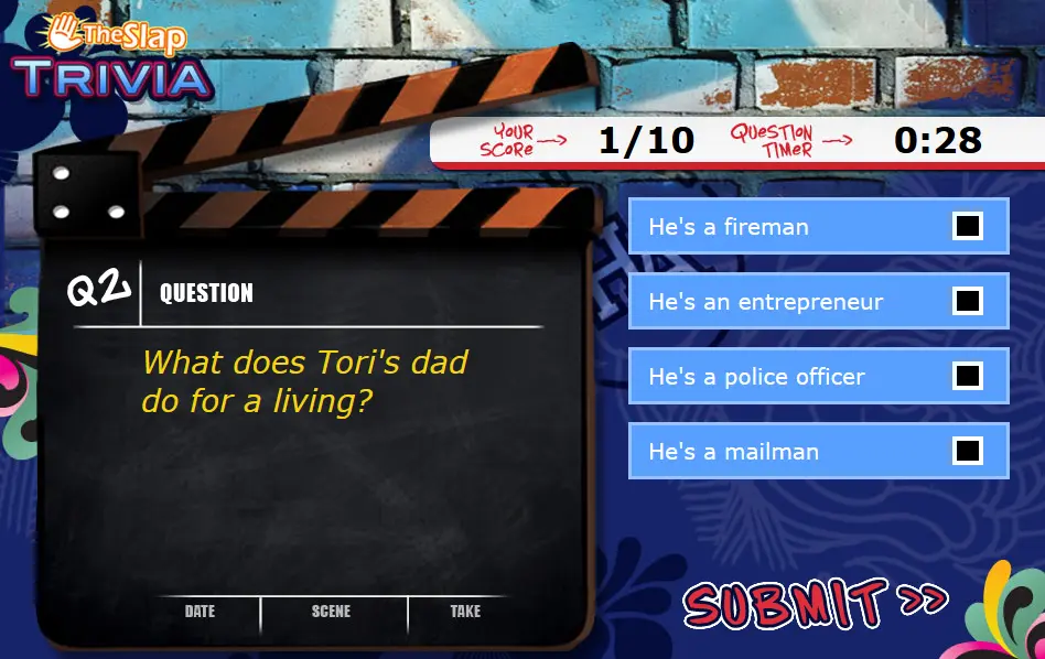 The Totally Tori Test