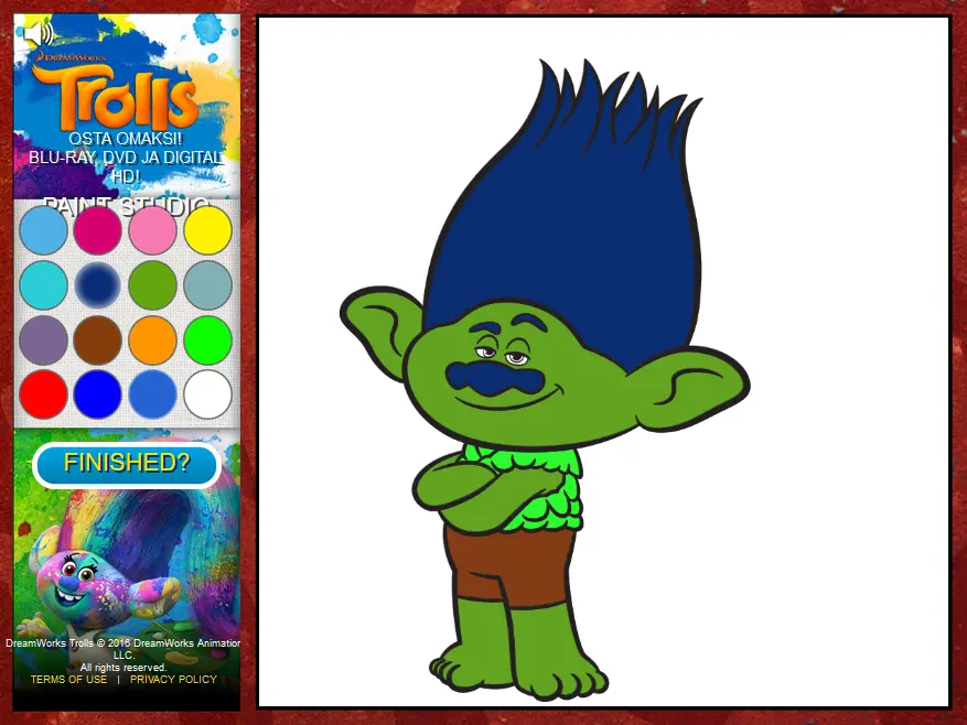 Trolls Paint Studio