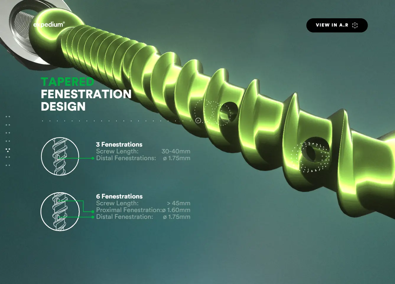 The First Fenestrated Pedicle Screw in Japan
