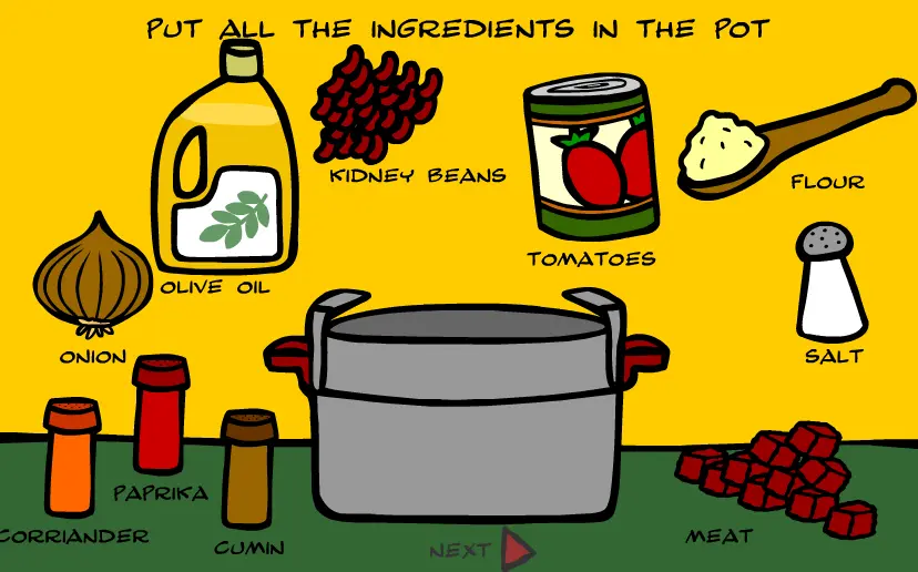 Make a Chili for Boowa and Kwala