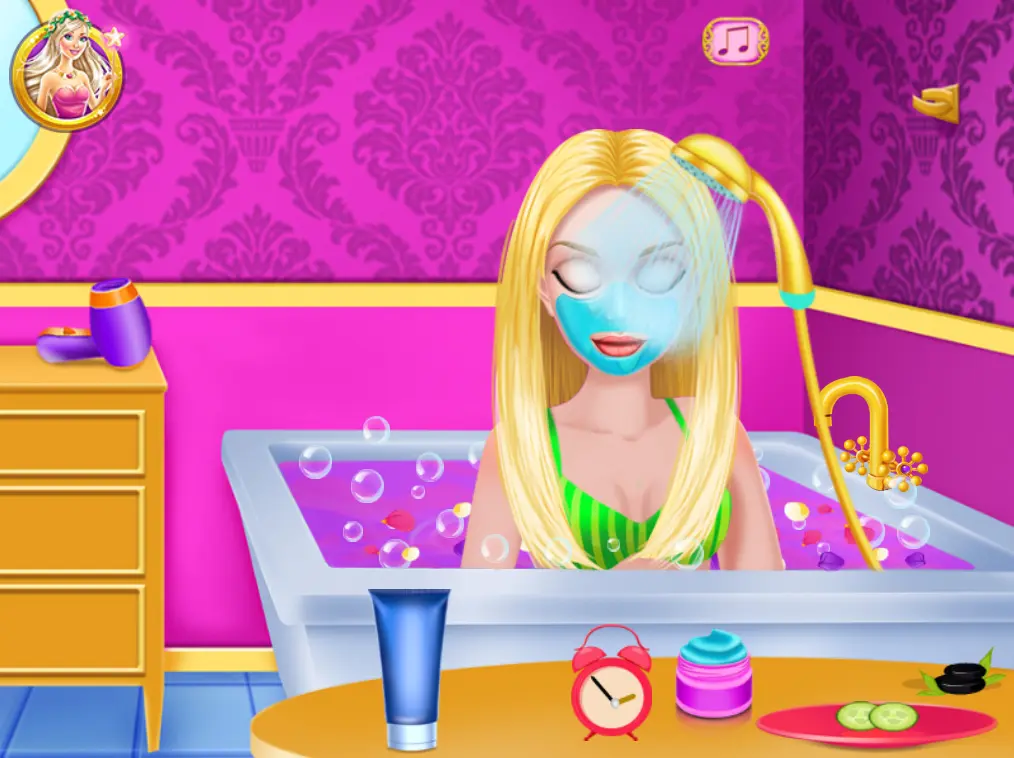 Cute Girl Spa Salon