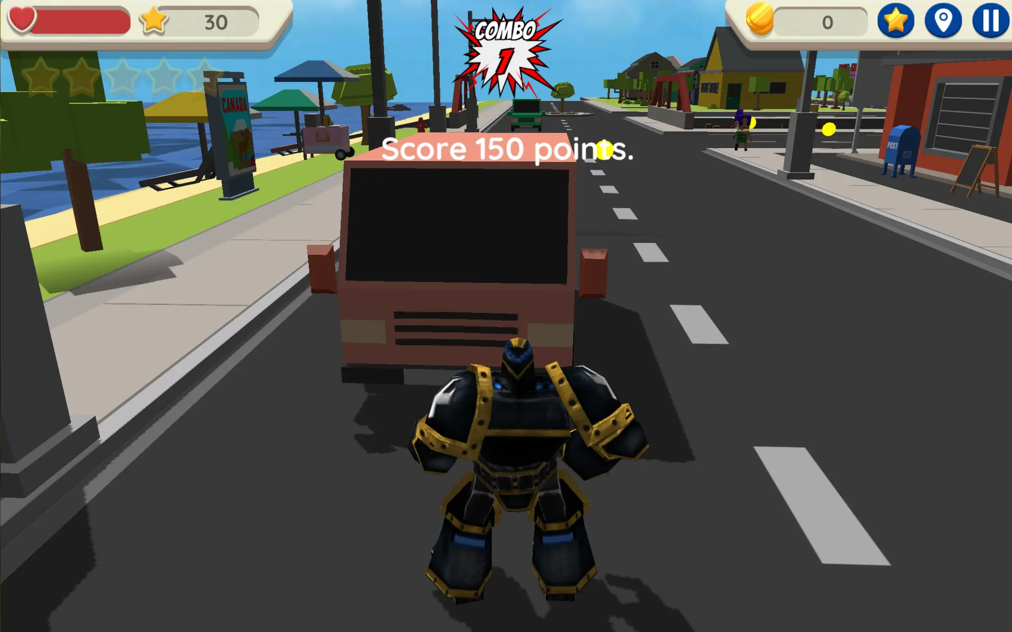 Robot Hero City Simulator 3D
