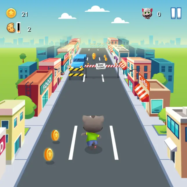 Giant Tom Coin Run