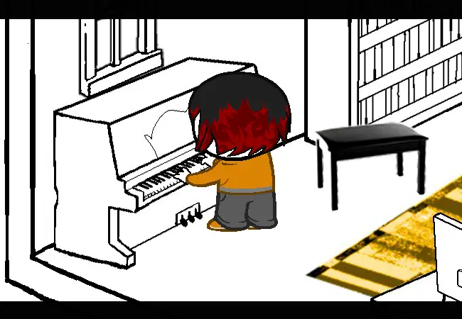 [S] Ella: Quick! Calm yourself with a haunting piano refrain!